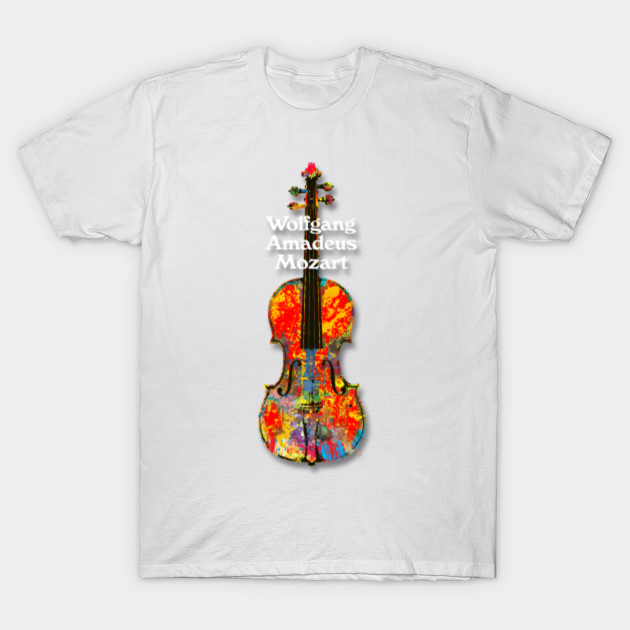 Mozart Violin T-Shirt-TOZ